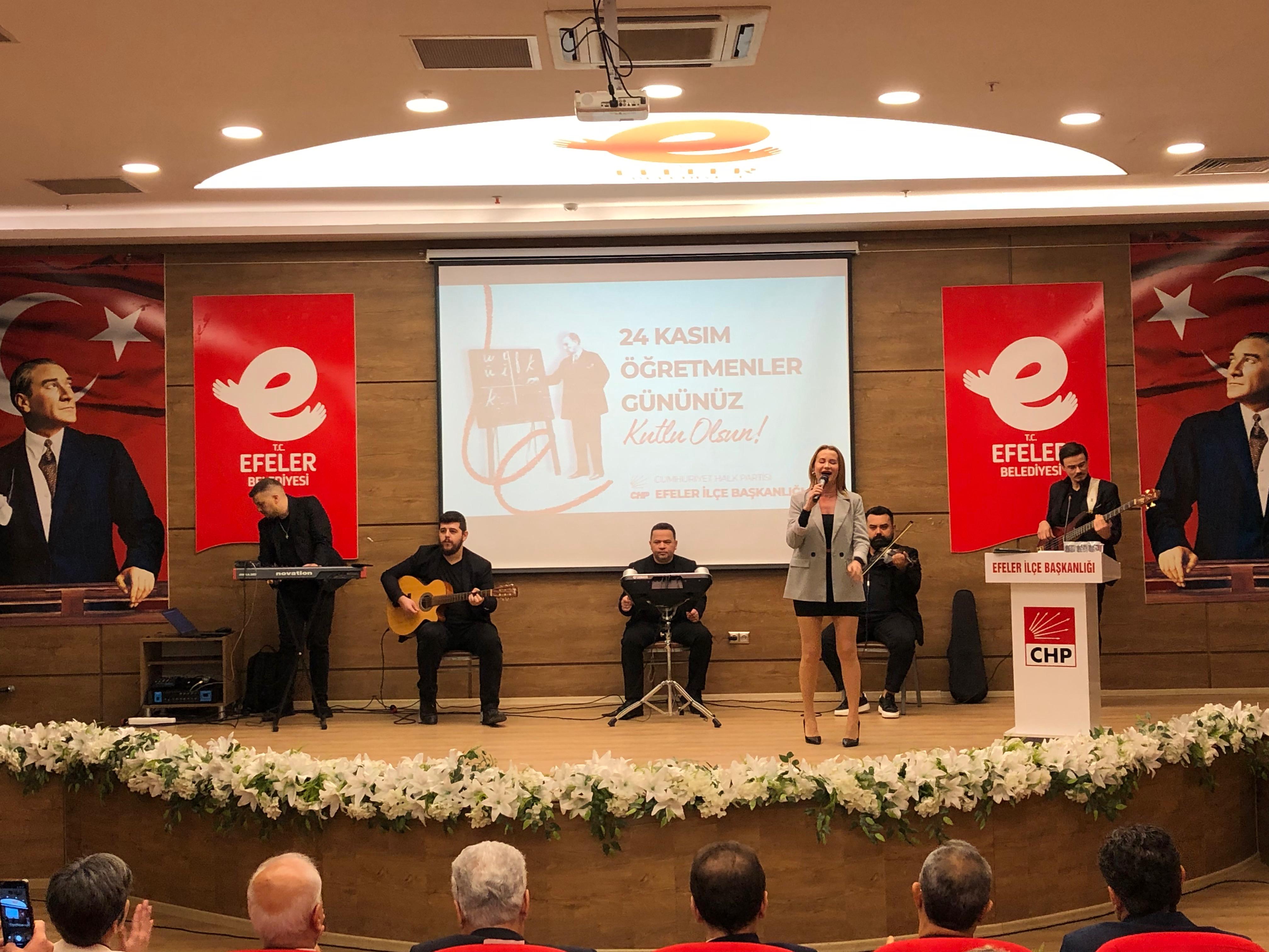 CHP Efeler İlçe Örgütü 24 Kasım’da Emekli Öğretmenlerle buluştu