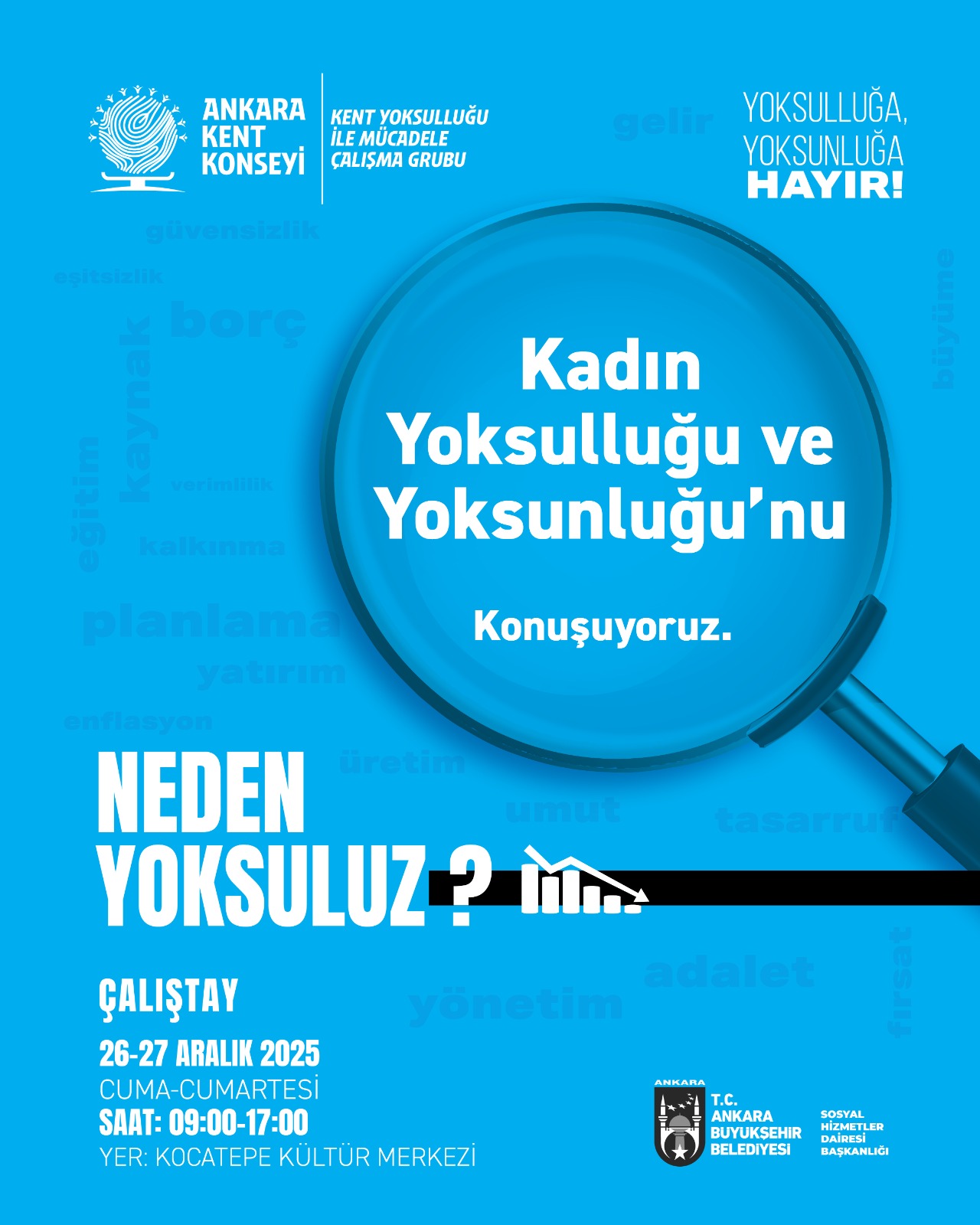 Akk, Ankara’yı çözüm için buluşturuyor: “Neden yoksuluz?” çalıştayı ile “Yoksulluğa, yoksunluğa hayır!”