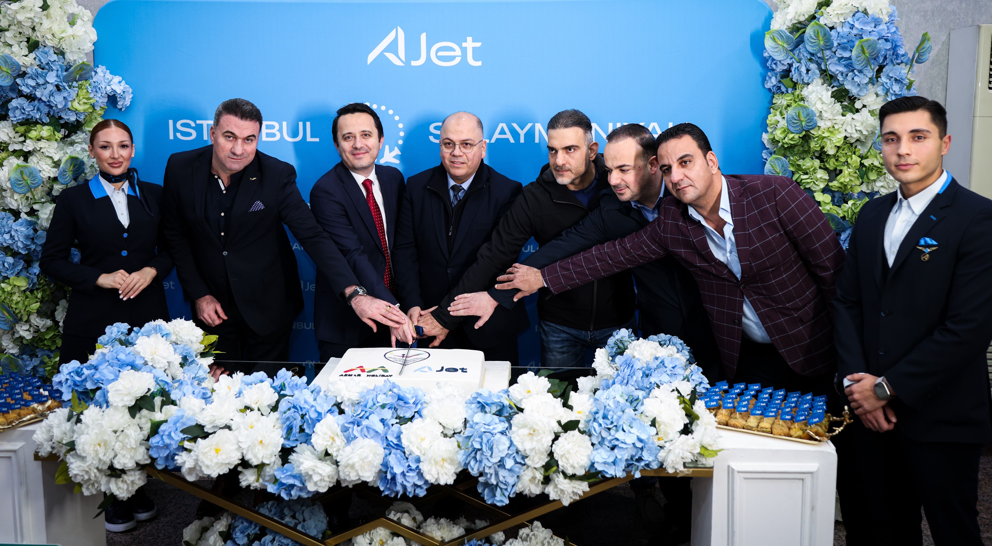 AJet İstanbul’dan Süleymaniye’ye ilk seferini yaptı