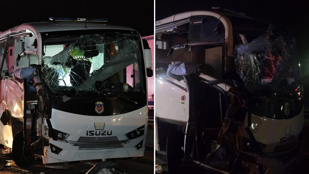 Amasya’da cezaevi nakil aracı kaza yaptı: 23 Yaralı