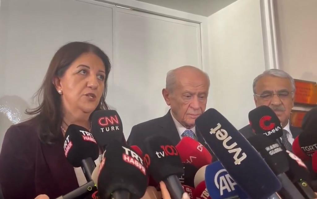 DEM Parti Heyeti, Bahçeli ile TBMM’de görüştü