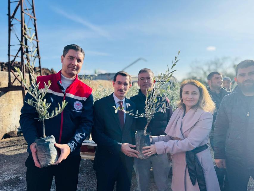 Bozdoğan'da 8 bin 700 fidan dağıtıldı