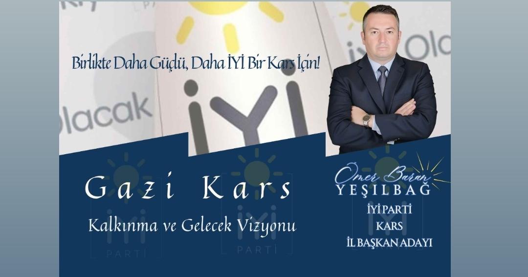 Ömer Baran Yeşilyurt, İYİ Parti Kars il başkanlığına adaylığını açıkladı