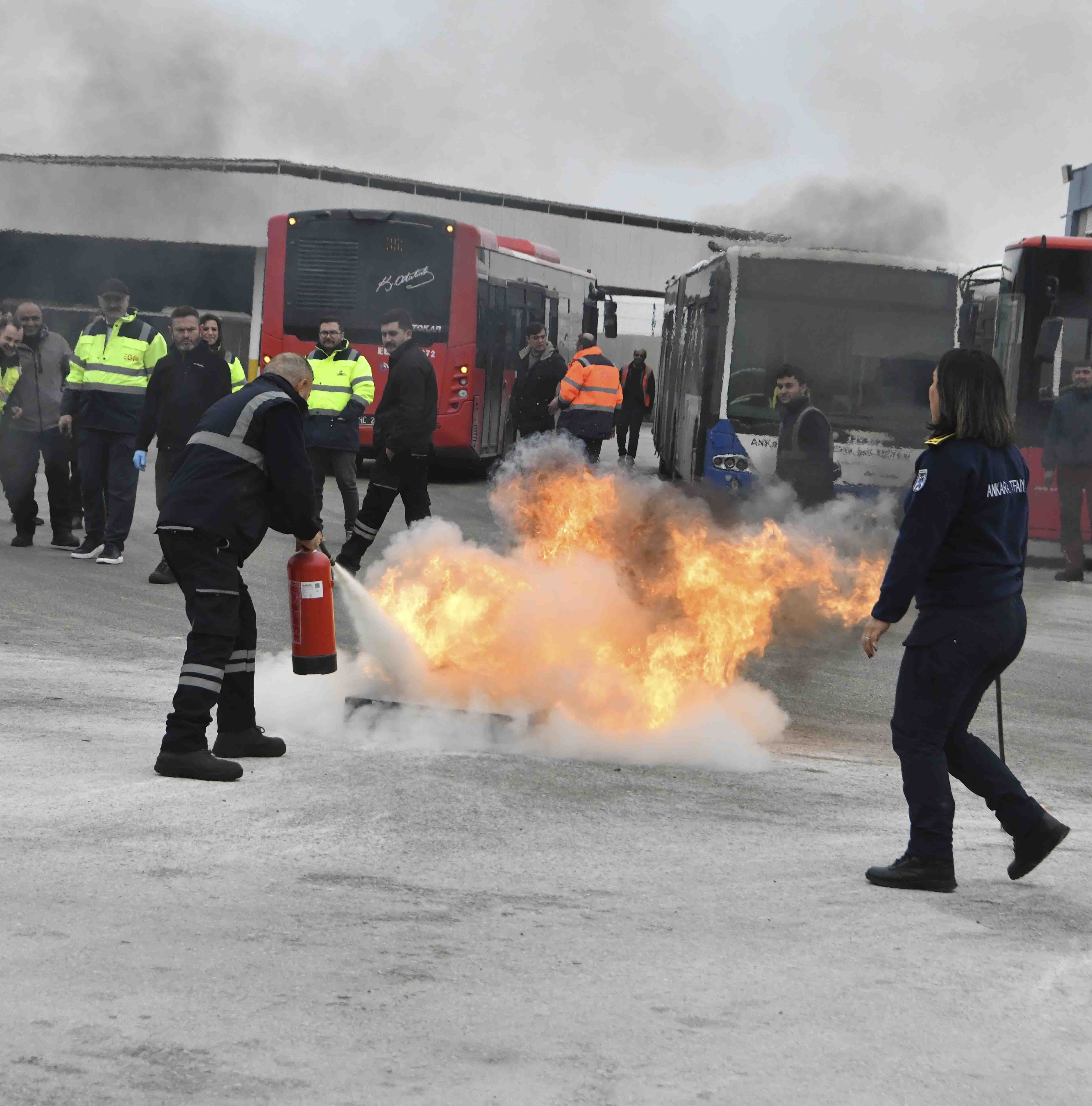 EGO personeline “acil durum tatbikatı”