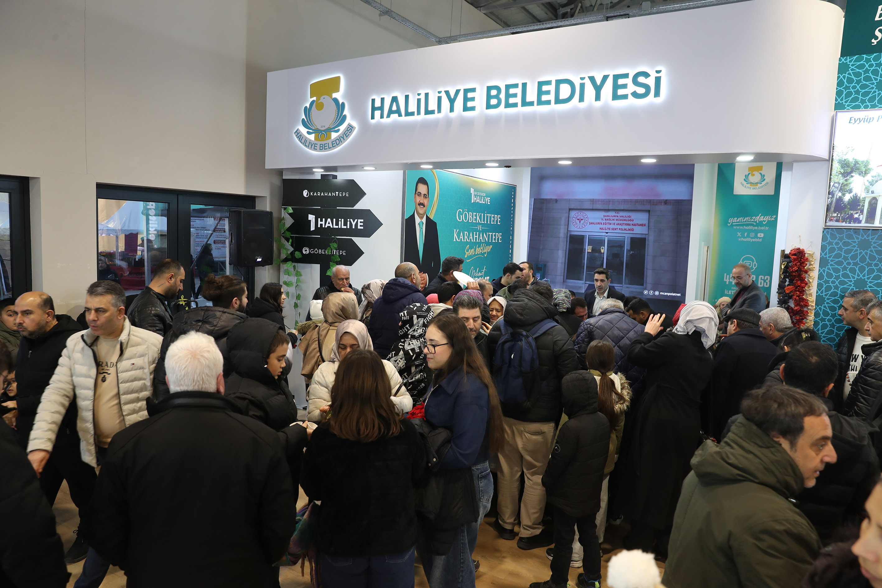 Haliliye Belediyesi standına büyük ilgi