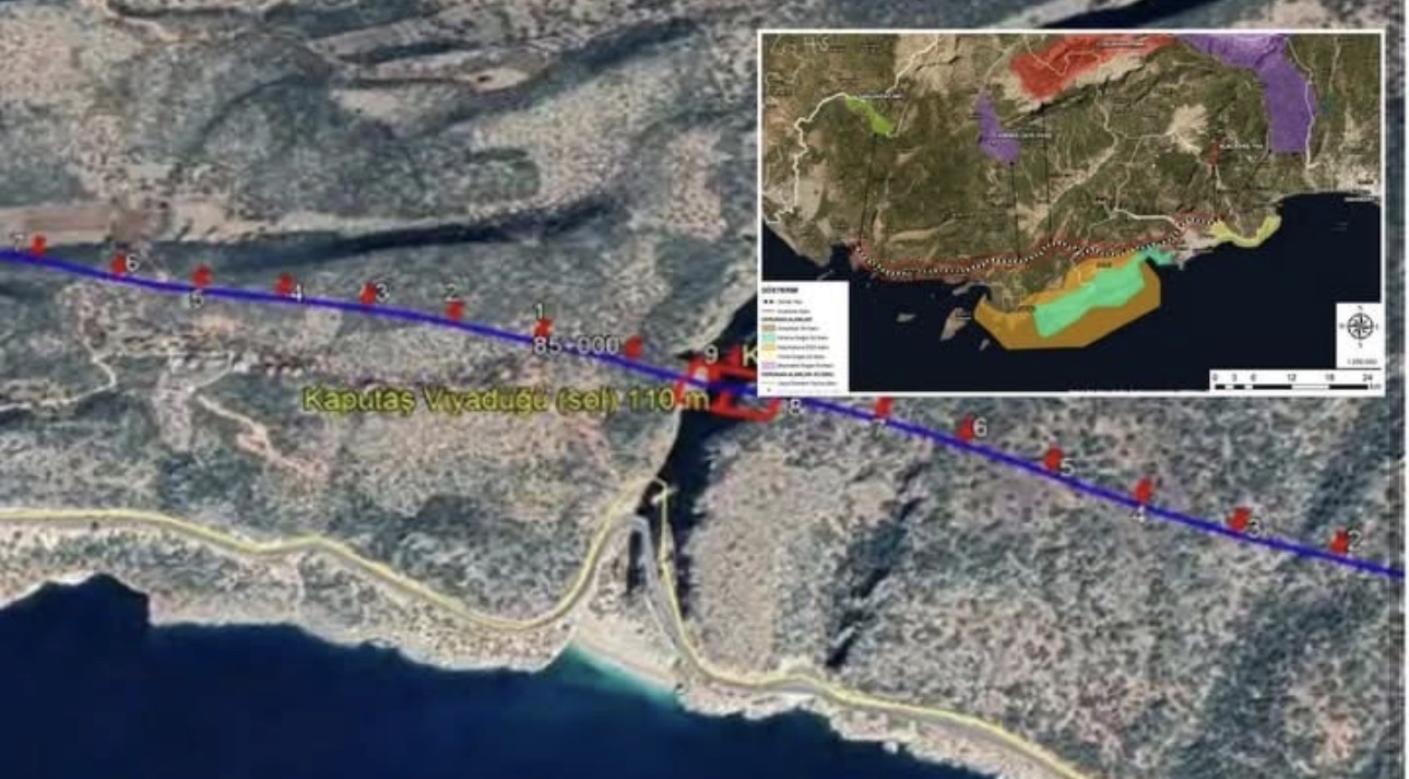 Finike–Demre–Kaş yol projesine mahkemeden iptal kararı