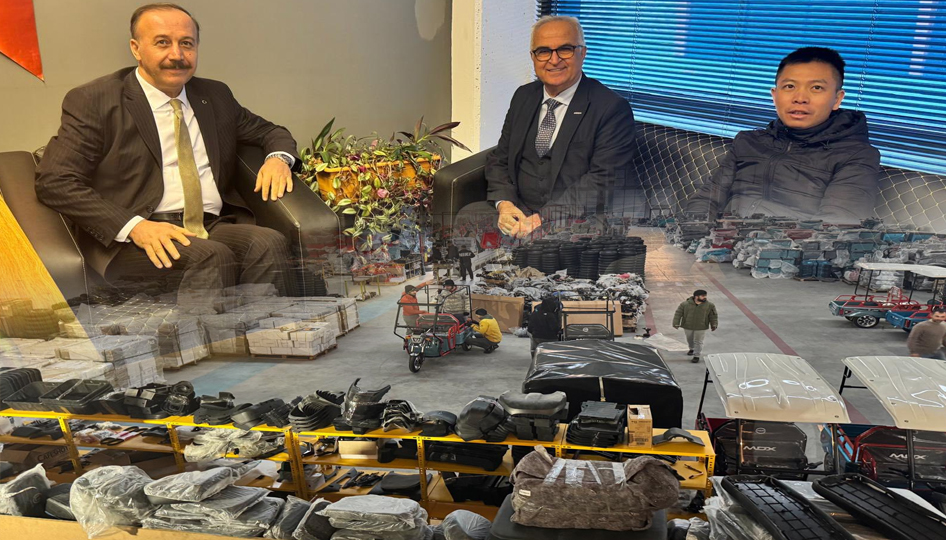 Vali Erin’den Liya Motor’a ziyaret