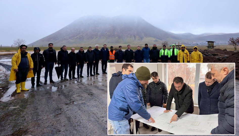 Bitlis’te yeni asfalt tesisi için saha incelemesi