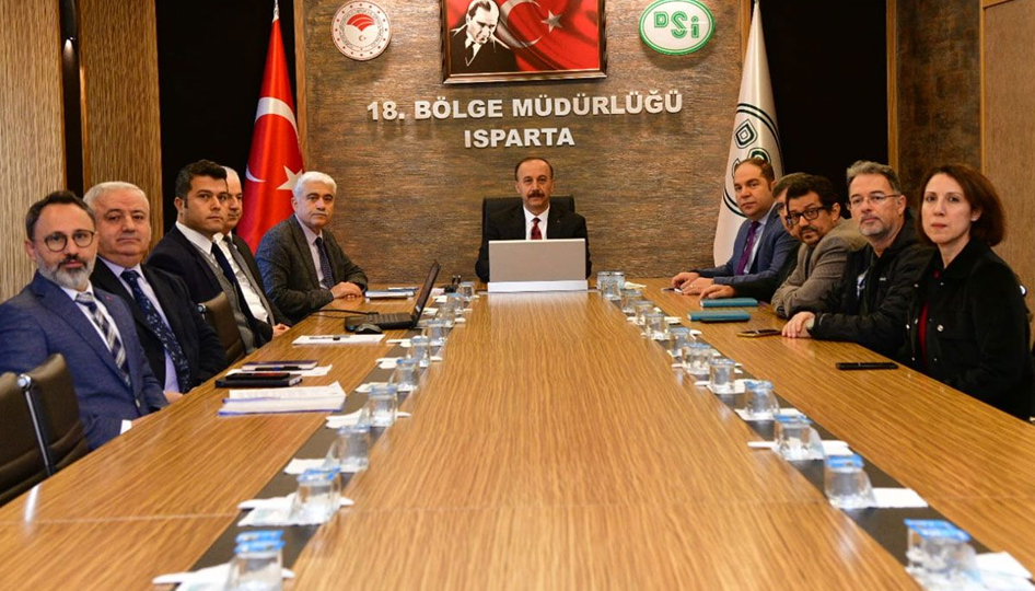 Eğirdir gölü için acil değerlendirme toplantısı