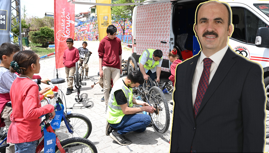 Konya’da çocuklara trafik ve bisiklet güvenliği eğitimi