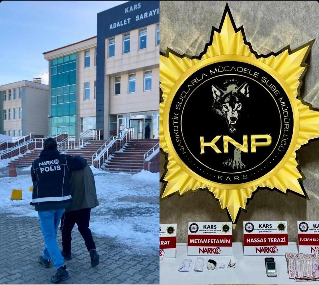 Kars’ta uyuşturucu operasyonu: 1 kişi tutuklandı