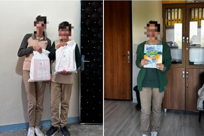 Kars'ta "Odam Dershanem" Projesiyle LGS kitapları dağıtıldı