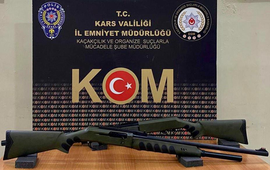 Kars’ta Yasa Dışı Silah Ticareti Operasyonu: 10 Şahıs Hakkında idari İşlem başlatıldı