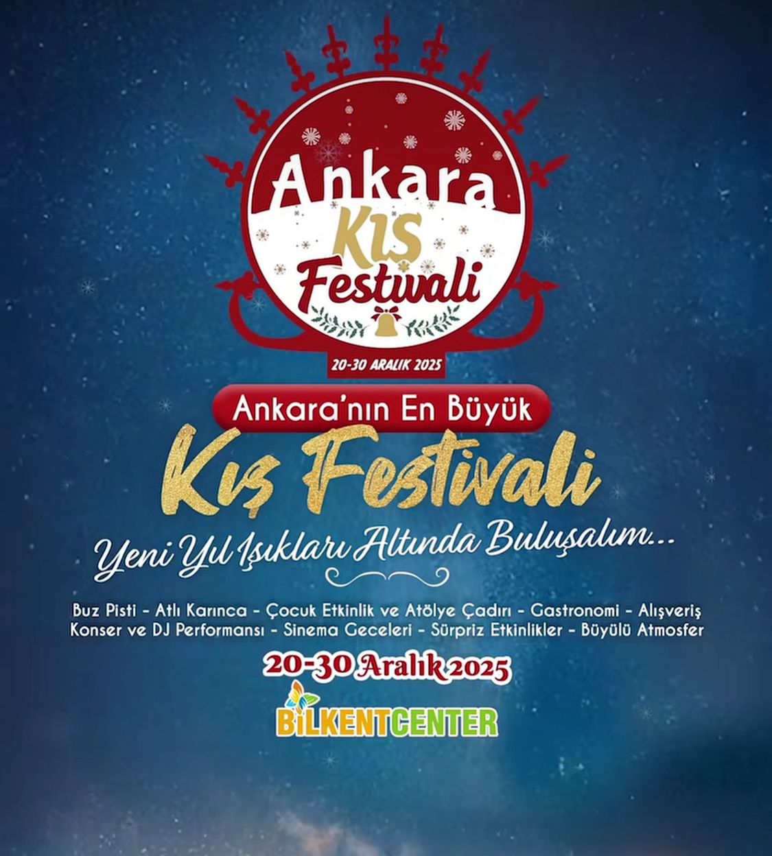 Ankara’nın ilk ve en büyük kış festivaline geri sayım başladı