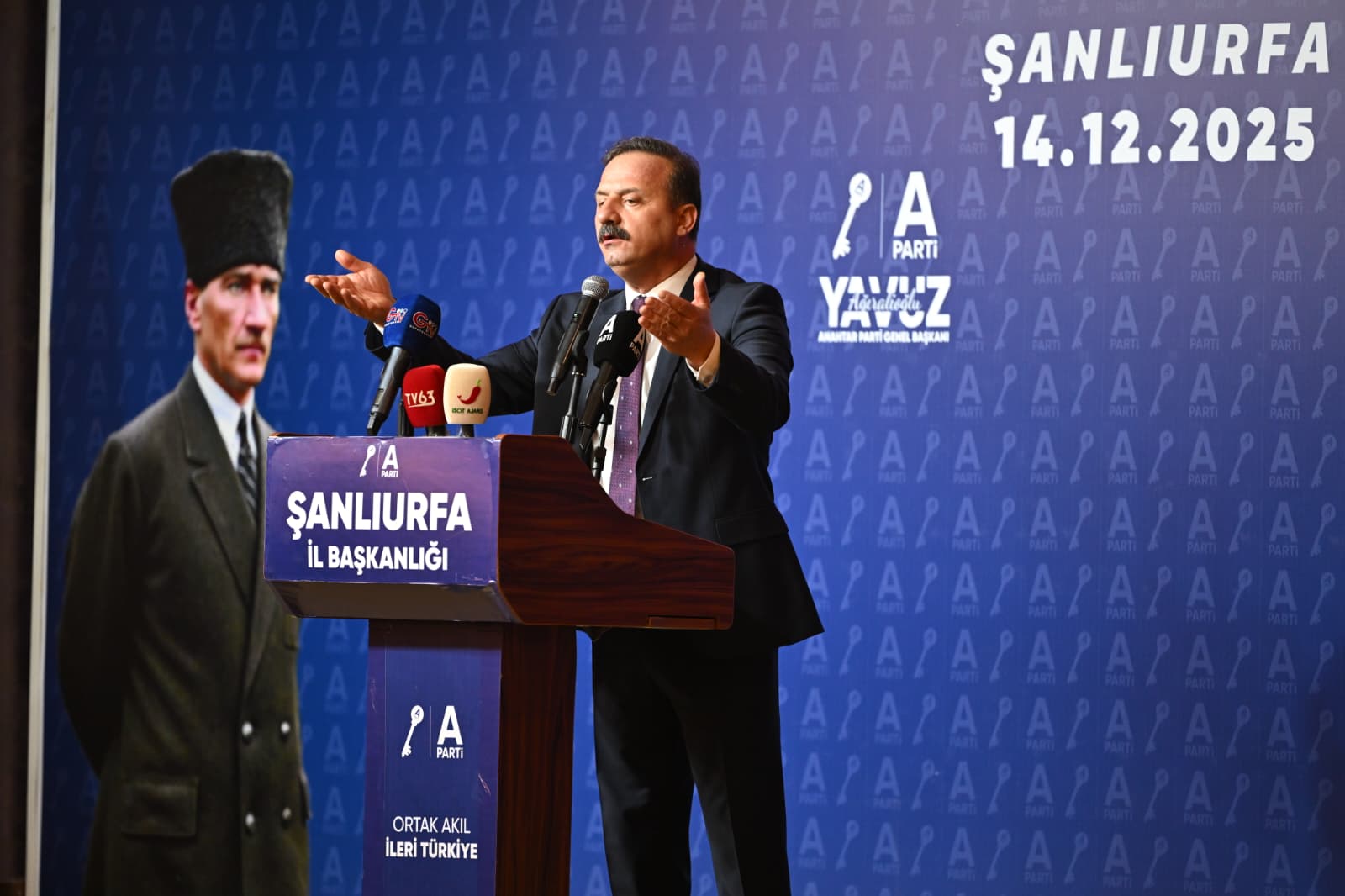 Yavuz Ağıralioğlu: Cumhurbaşkanlığı dahil bütün makamlara talibiz