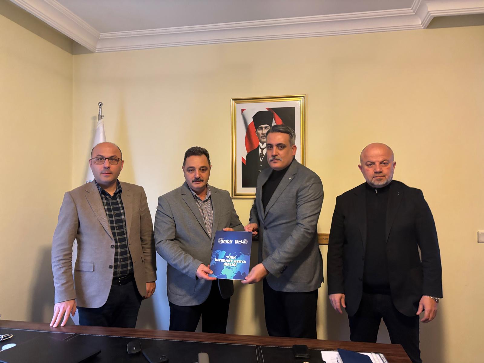TİMBİR Adana Bölge Başkanı Bozkurt’tan Genel Başkan Basa’ya ziyaret