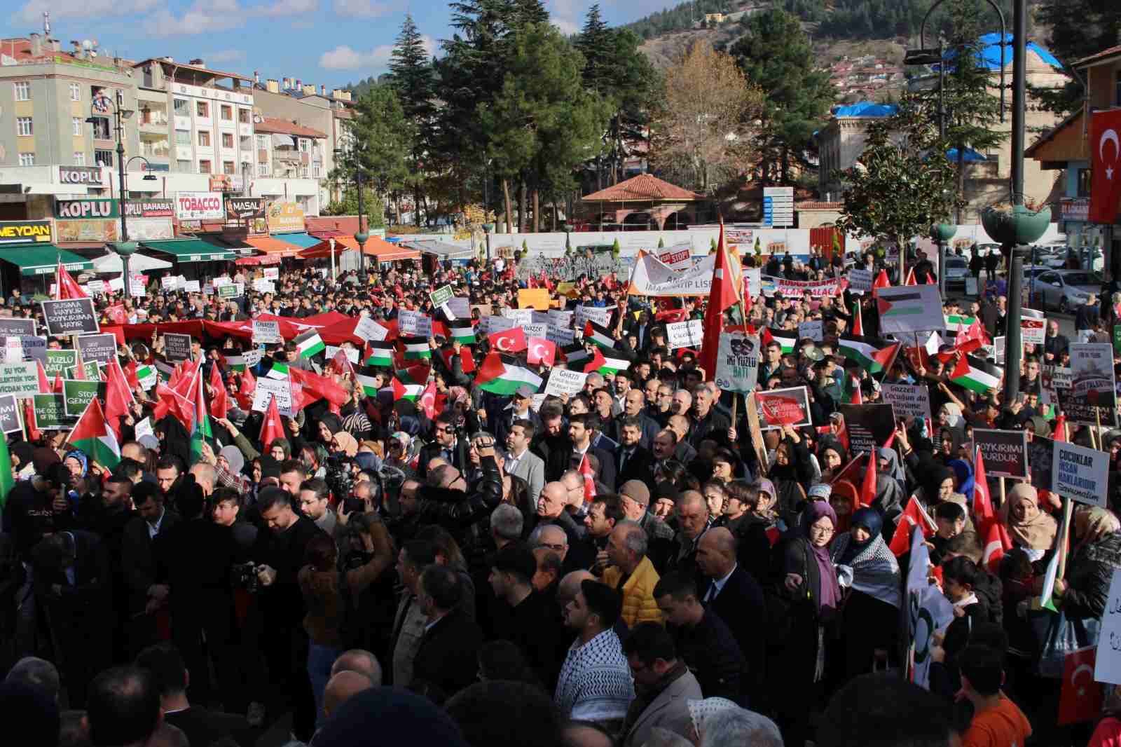 Filistin'de uygulanan soykırıma karşı Tokat ayakta