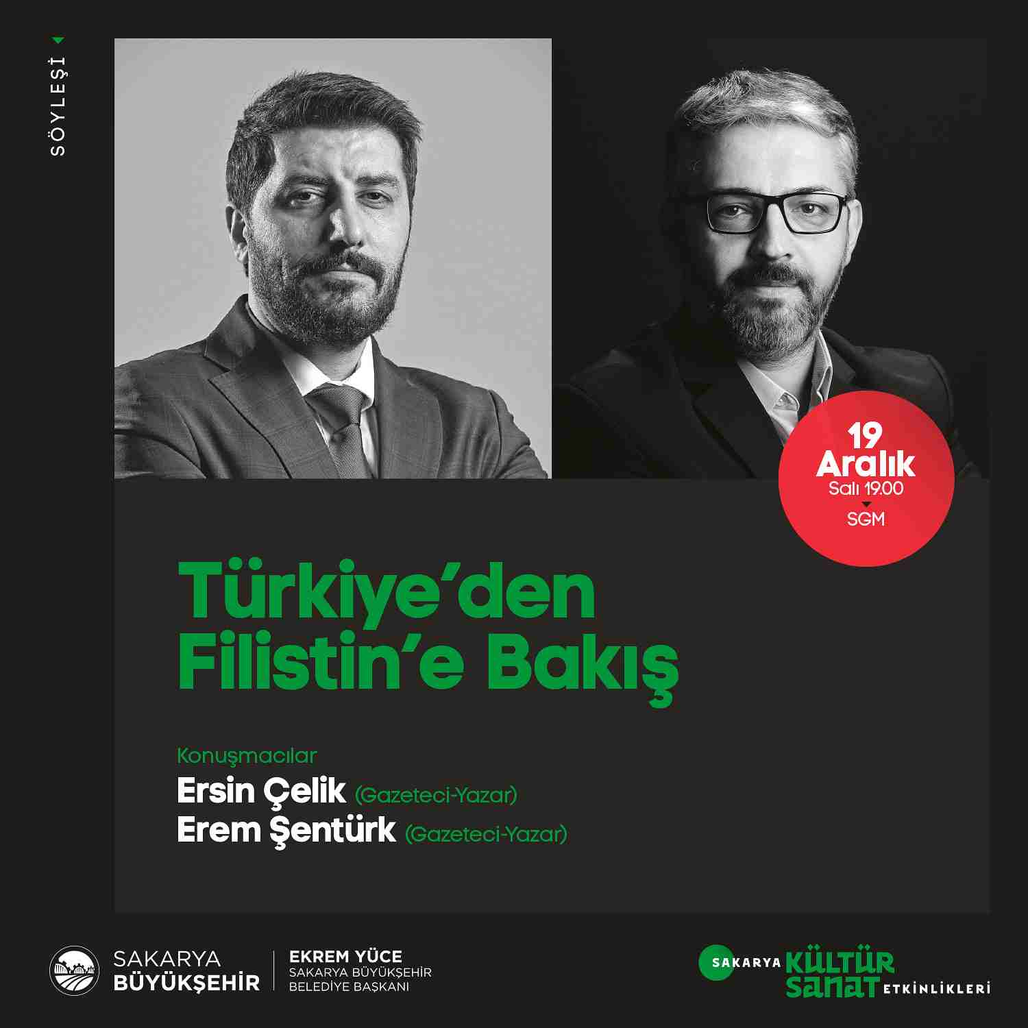 'Türkiye'den Filistin'e Bakış' söyleşisi SGM'de gerçekleşti