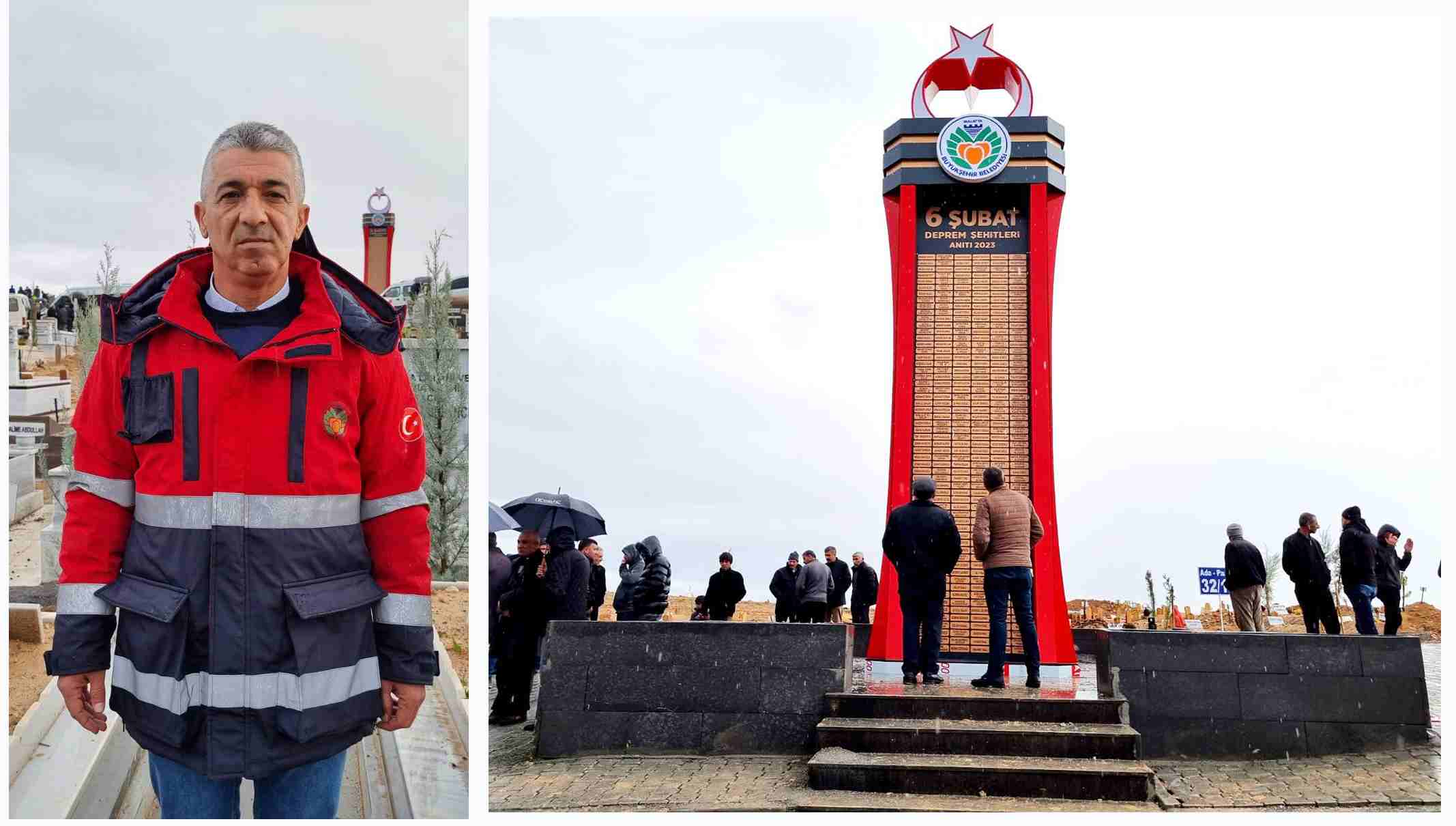 '6 Şubat Deprem Şehitleri Anıtı'
