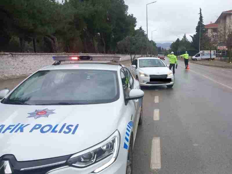 Muğla'da Yılbaşı Gecesi trafik denetimleri aratacak