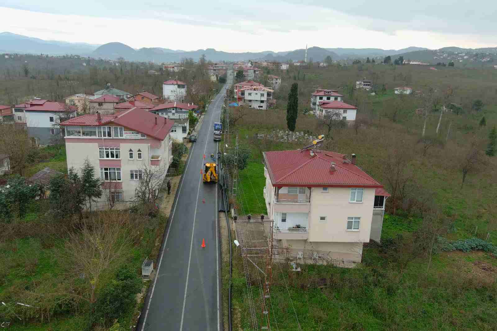 Ordu Büyükşehir Belediyesi bir mahallenin daha su sorununu çözüyor