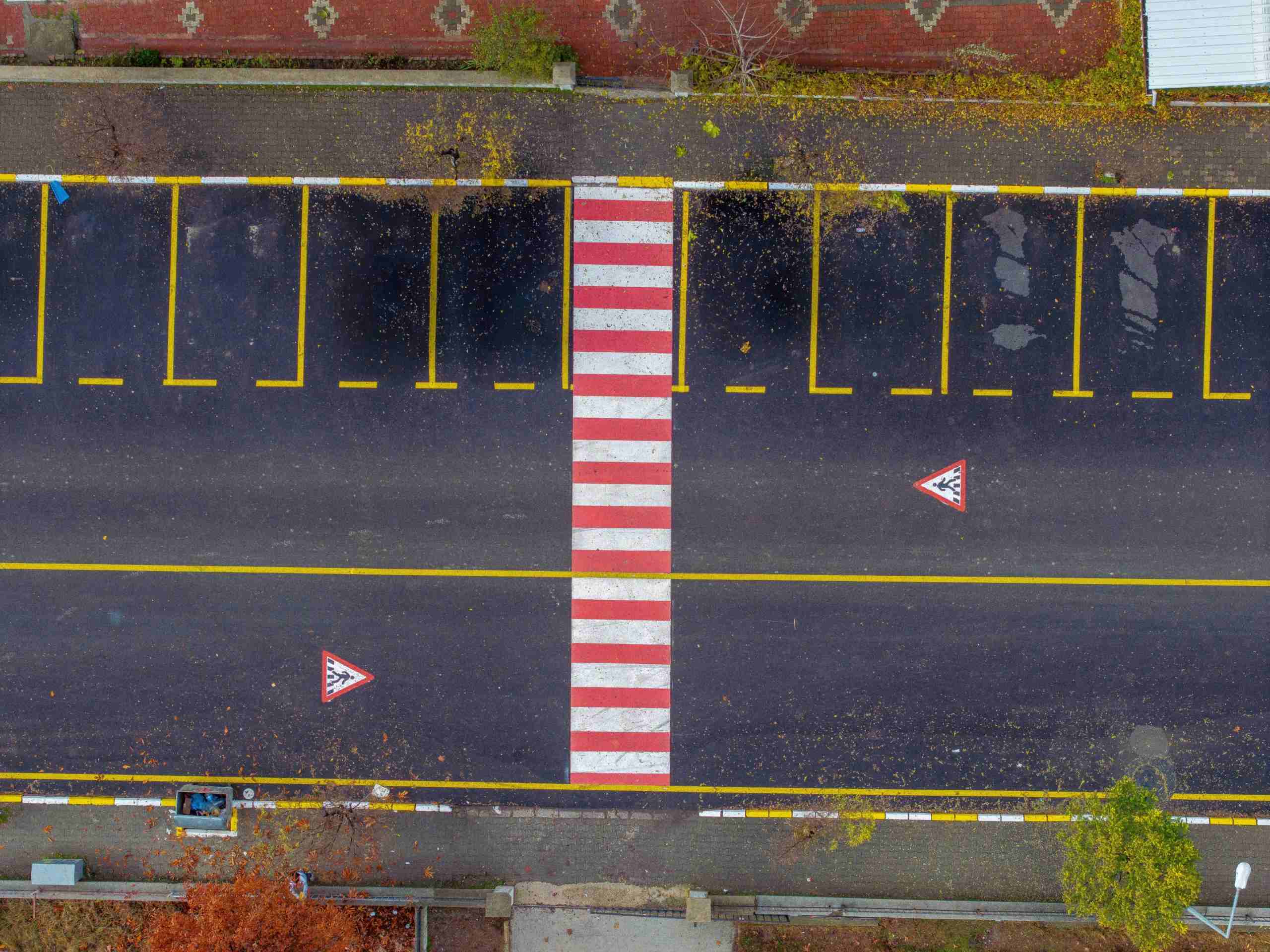 Turhal'da trafikte farkındalık artıran çizgiler