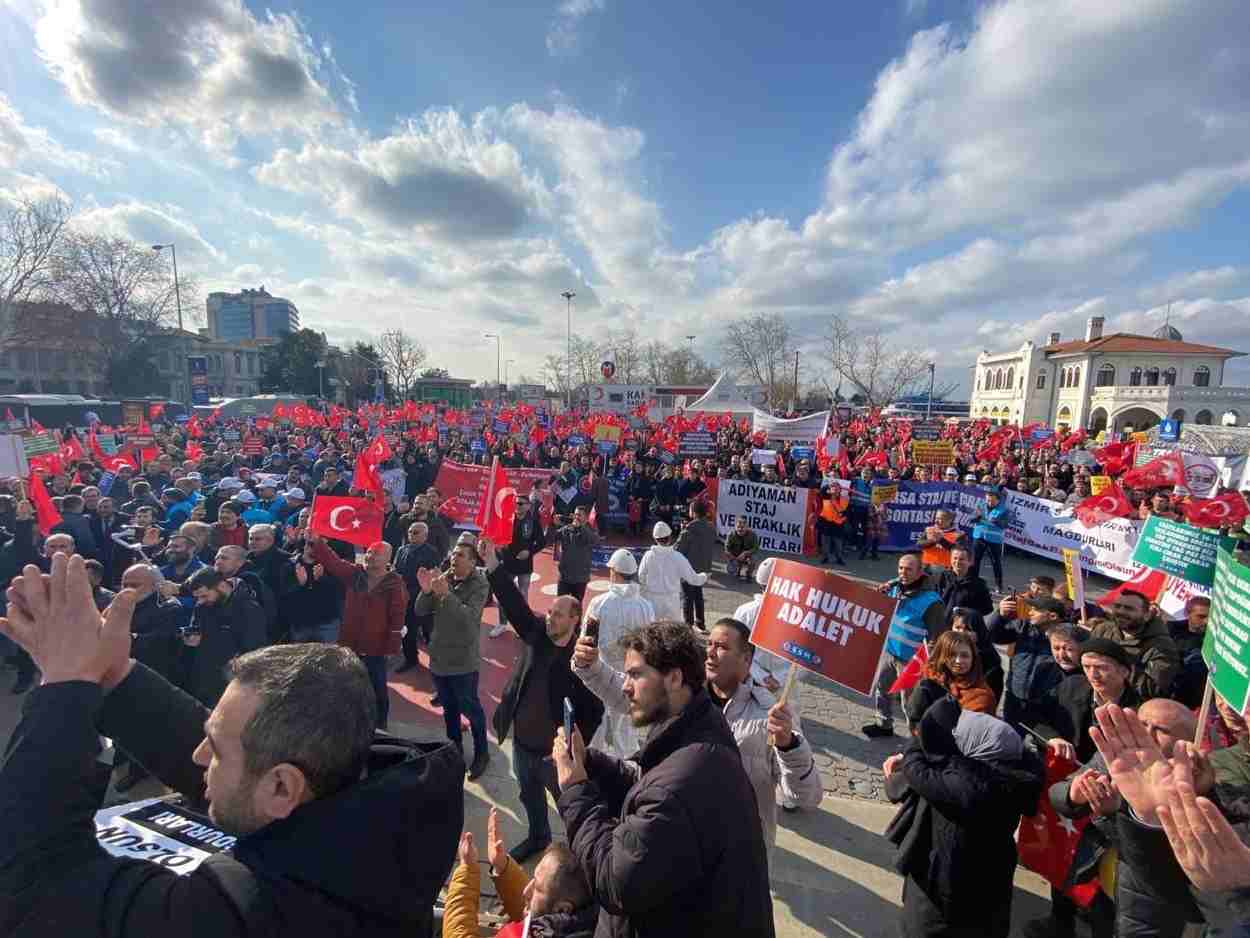 Staj ve Çıraklık Sigortası Mağdurları Federasyonu'ndan Büyük İstanbul Buluşması