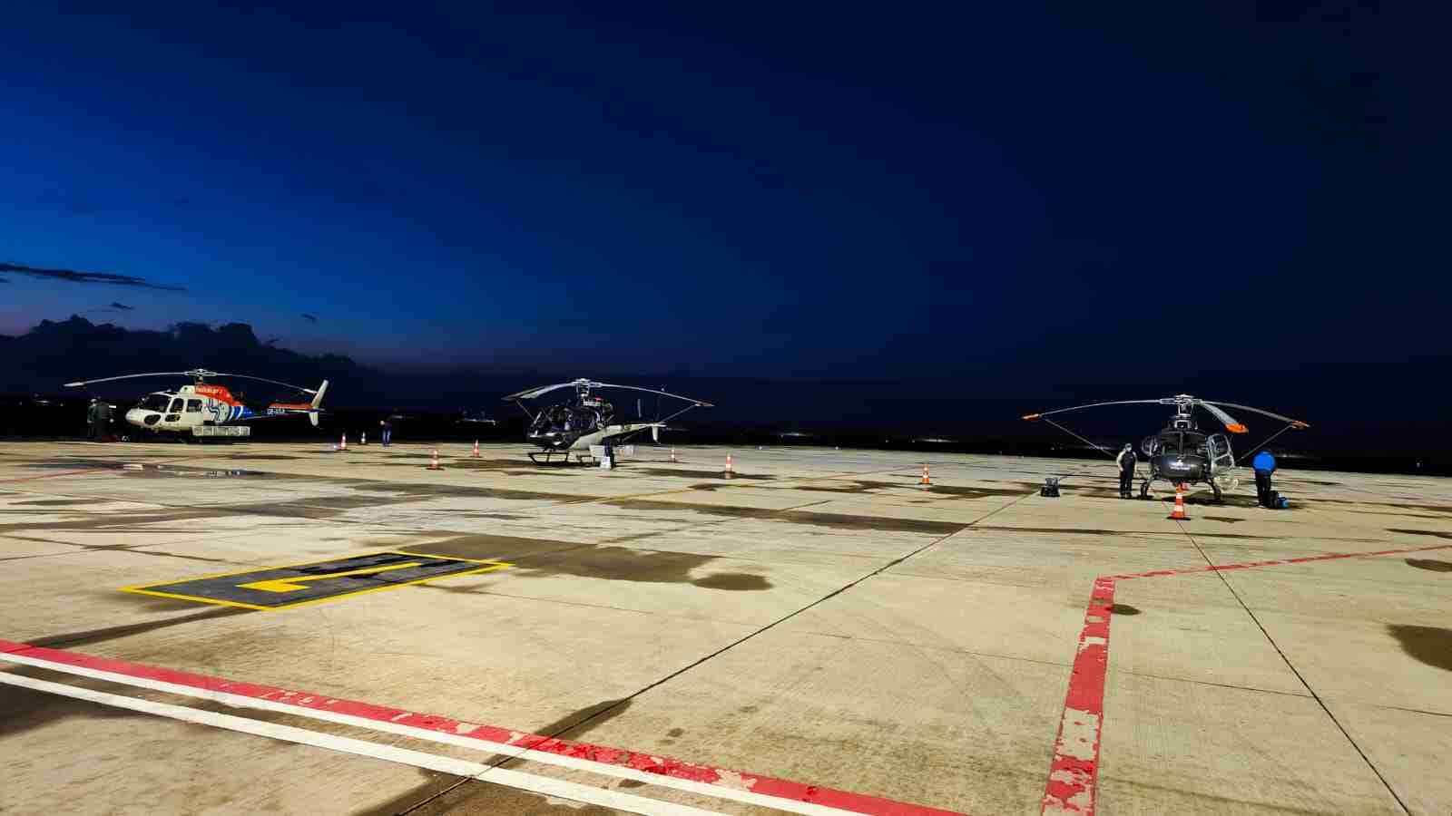 Heliski heyecanı başlıyor; 3 helikopter Rize’ye ulaştı