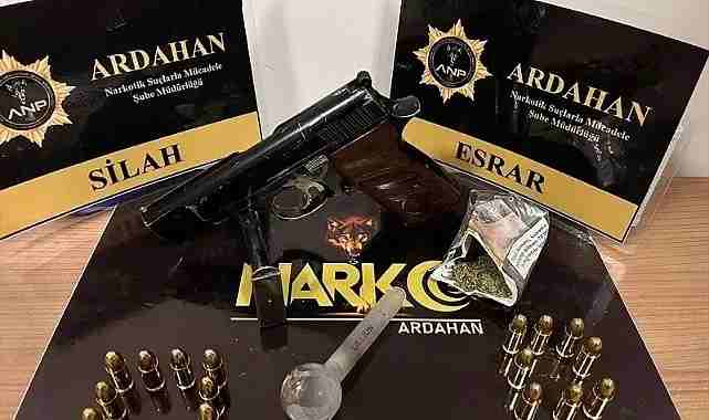 Ardahan'da uyuşturucu operasyonu