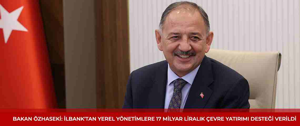 Bakan'dan Belediyelere Müjde