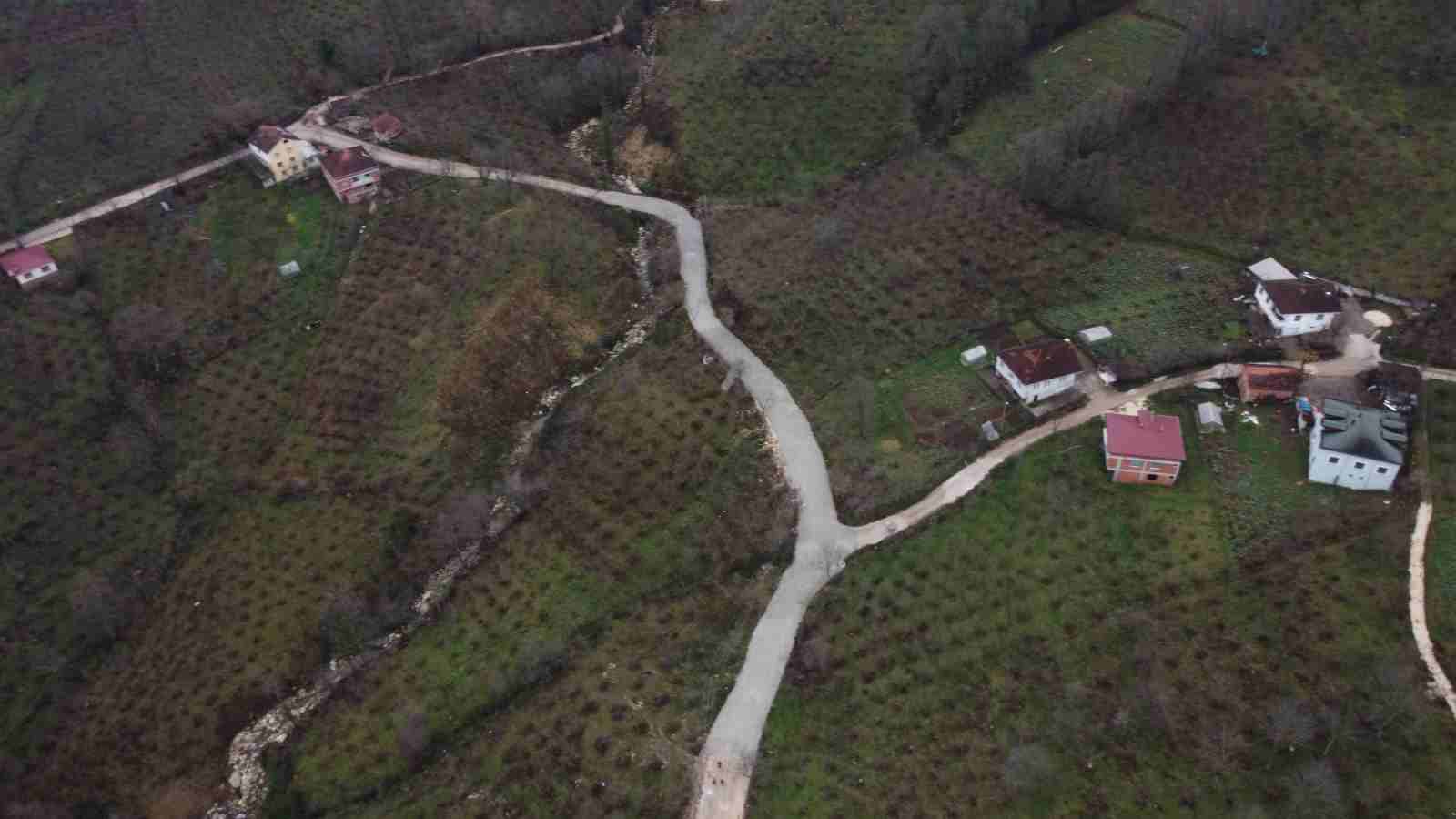 Ordu Büyükşehir Belediyesi'nde yol çalışmaları devam ediyor
