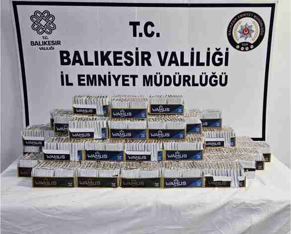 Savaştepe'de Kaçak Sigara Operasyonu