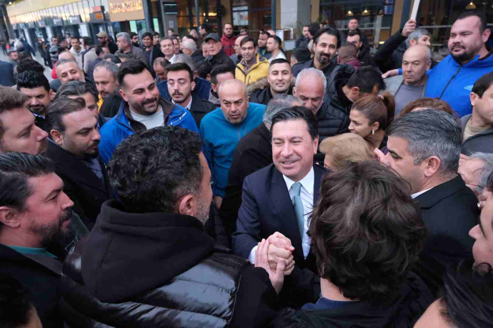 Muğla'da Başkan Aras’a coşkulu karşılama