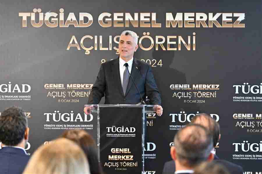 Bakan Bolat, TÜGİAD Genel Merkezi'nin açılışında konuştu