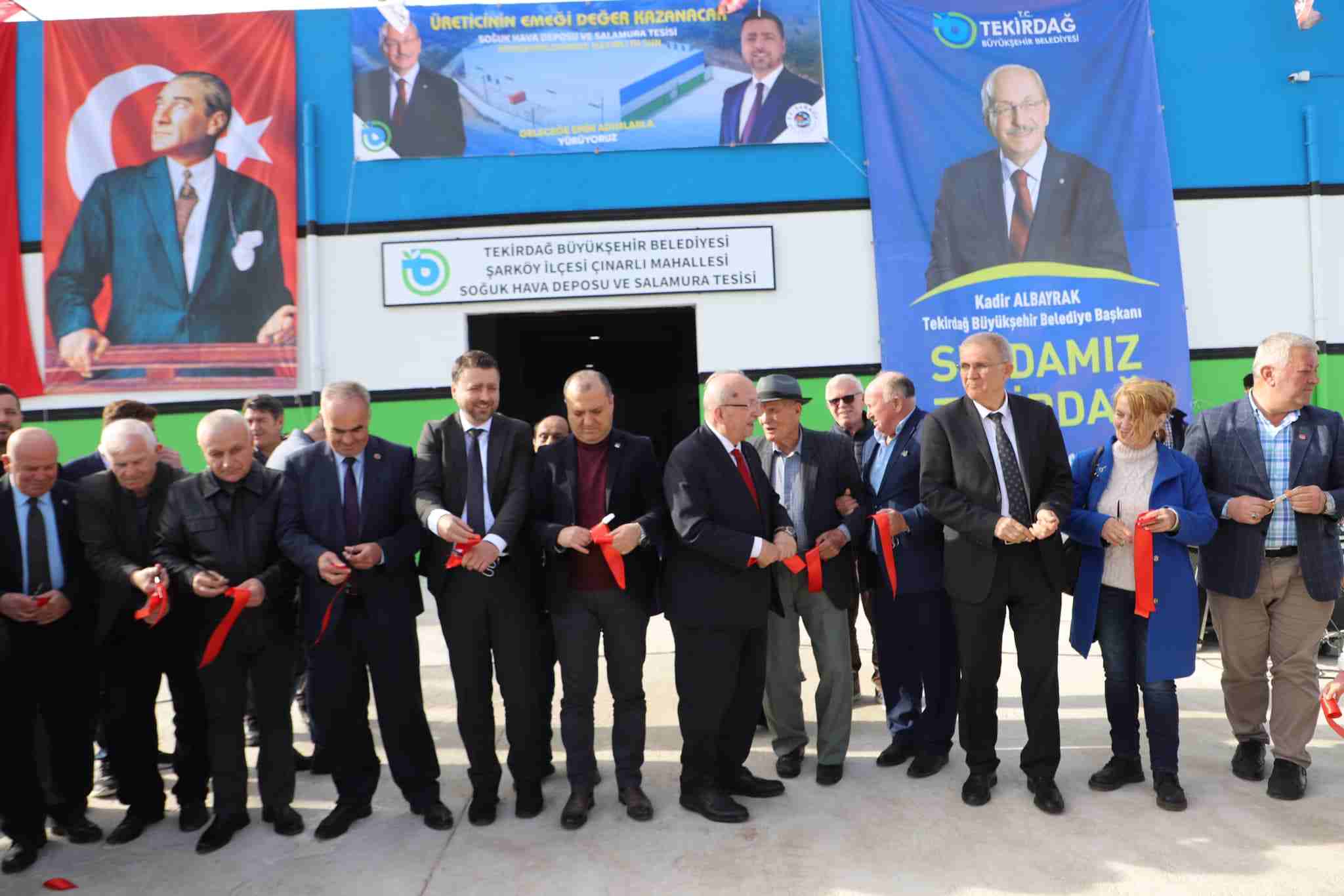 Tekirdağ'da soğuk hava deposu ve salamura tesisi açıldı