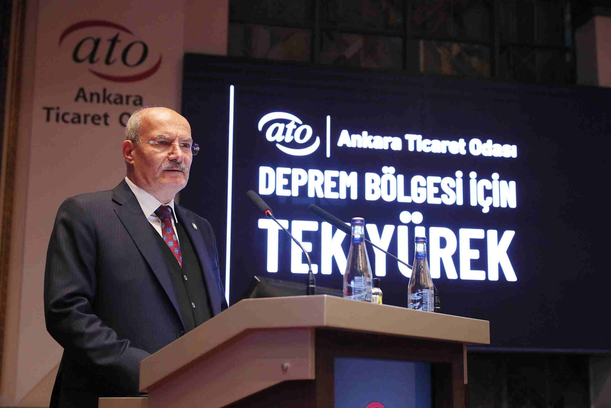 ATO Başkanı Baran'dan 6 Şubat Asrın Felaketi Depremin 1'inci yıl Dönümü için mesaj