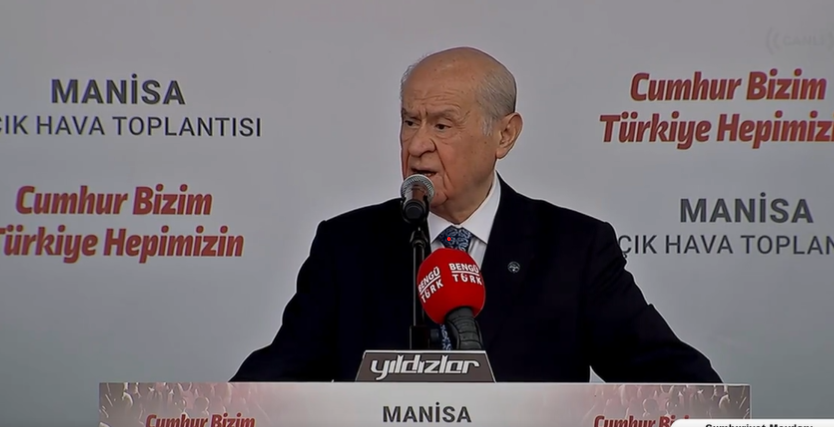 Devlet Bahçeli Manisa'da konuştu