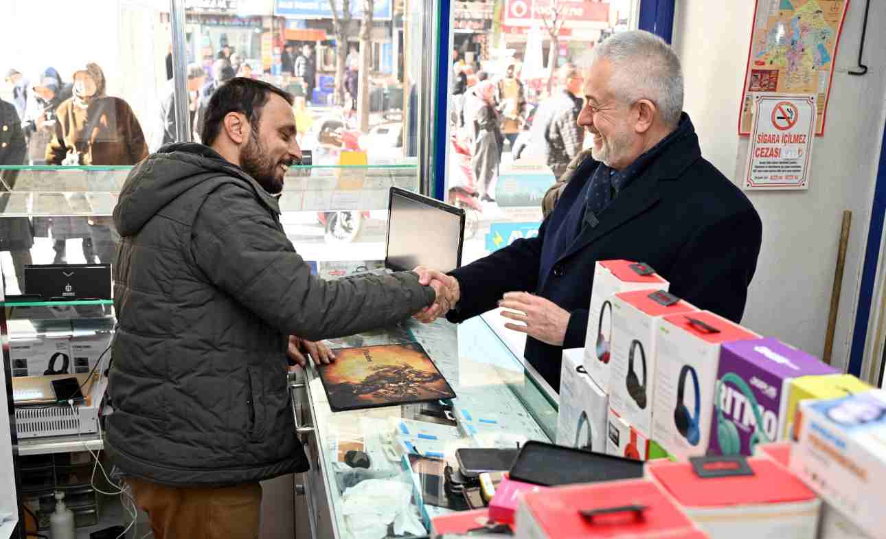 Isparta'da Başkan Şükrü Başdeğirmen esnafla buluştu
