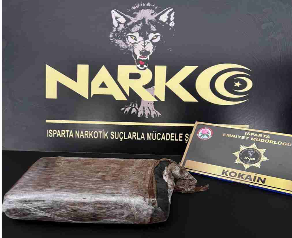 1 kilogram 240 gram Kokain maddesi ele geçirildi