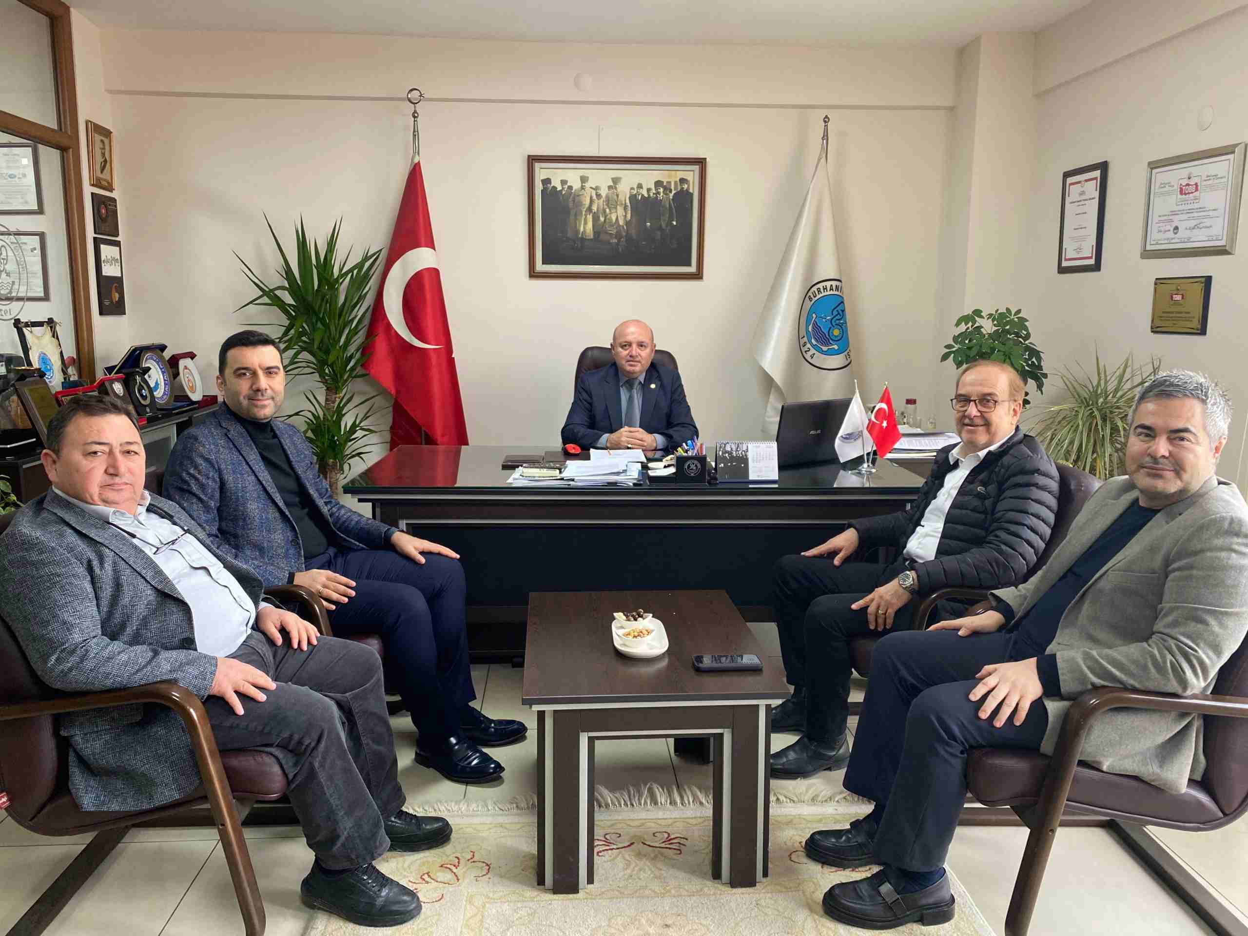 Balıkesir'den Burhaniye Ticaret Odasına ziyaret