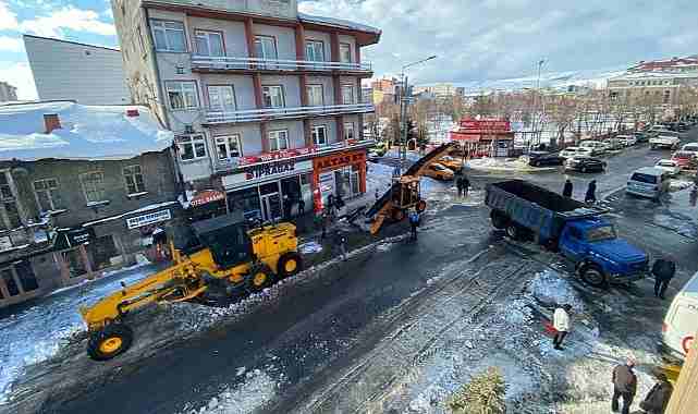 Ardahan'da 55 yılın kar rekoru kırıldı