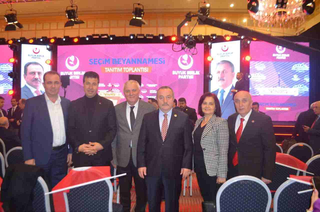 Büyük Birlik Partisi Şalpazarı Adayı Necati Selvitop Ankara'da Aday Tanıtımına Katıldı