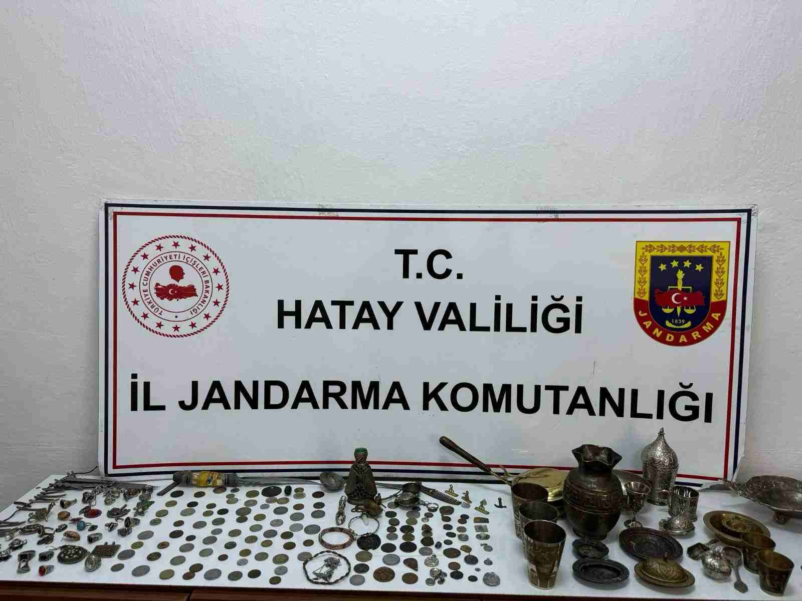 Hatay'da tarihi eser operasyonu; 1 gözaltı