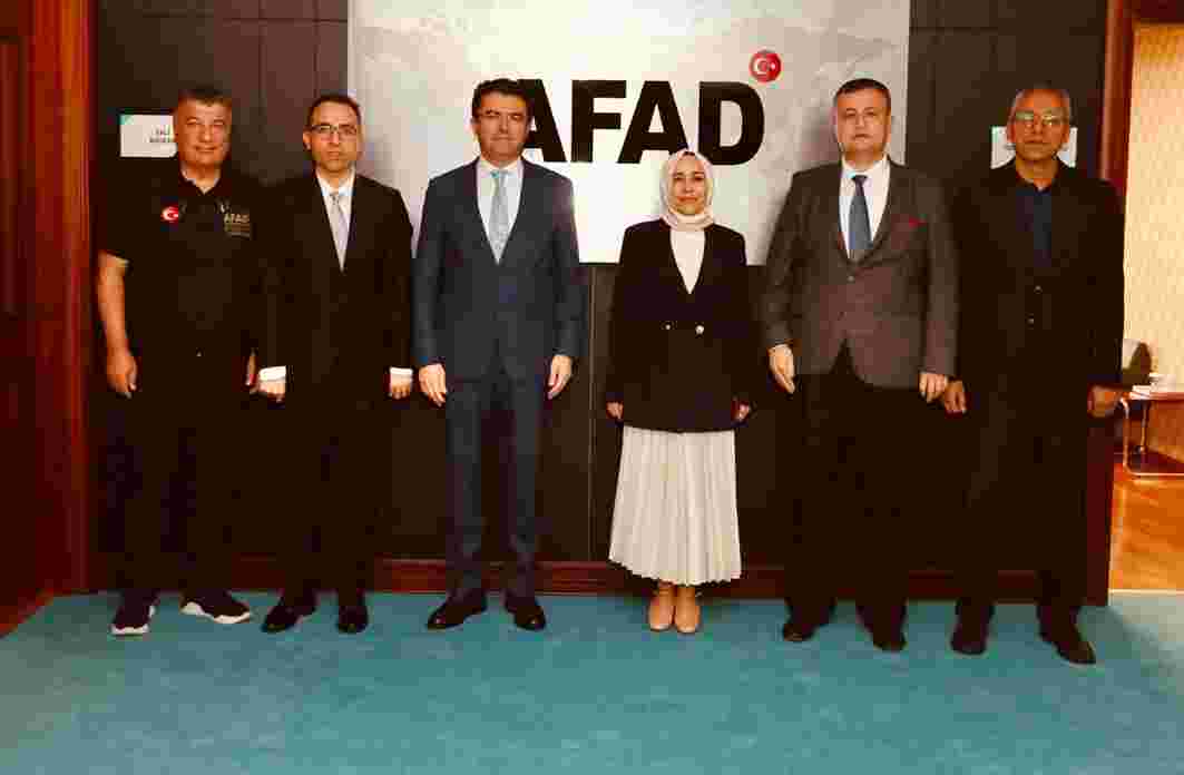 Kaymakam Vedat Yılmaz’dan AFAD Genel Başkanı Okay Memiş’e ziyaret