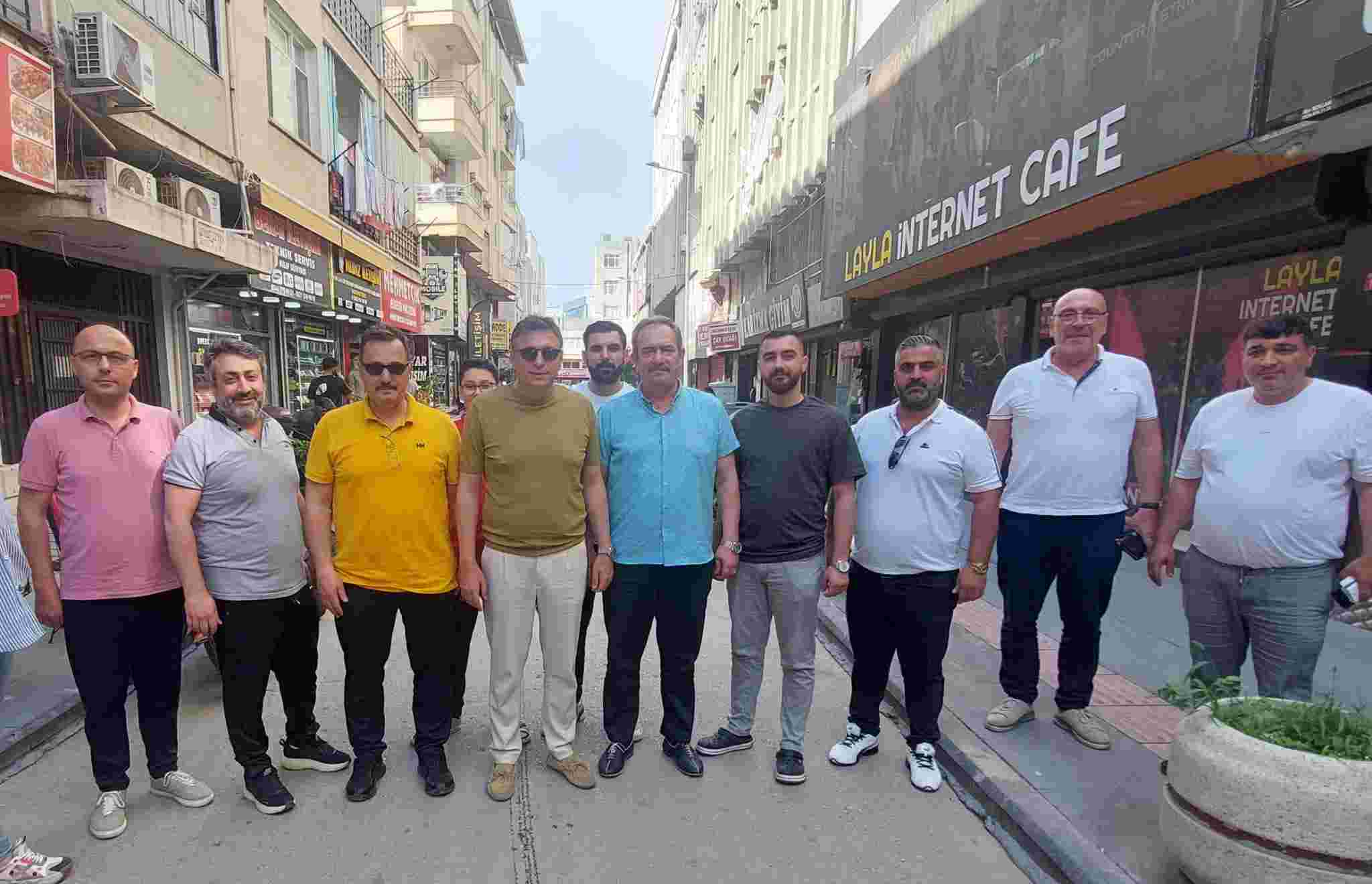 TİMBİR heyeti İskenderun Belediye Başkanı Dönmez ile bir araya geldi