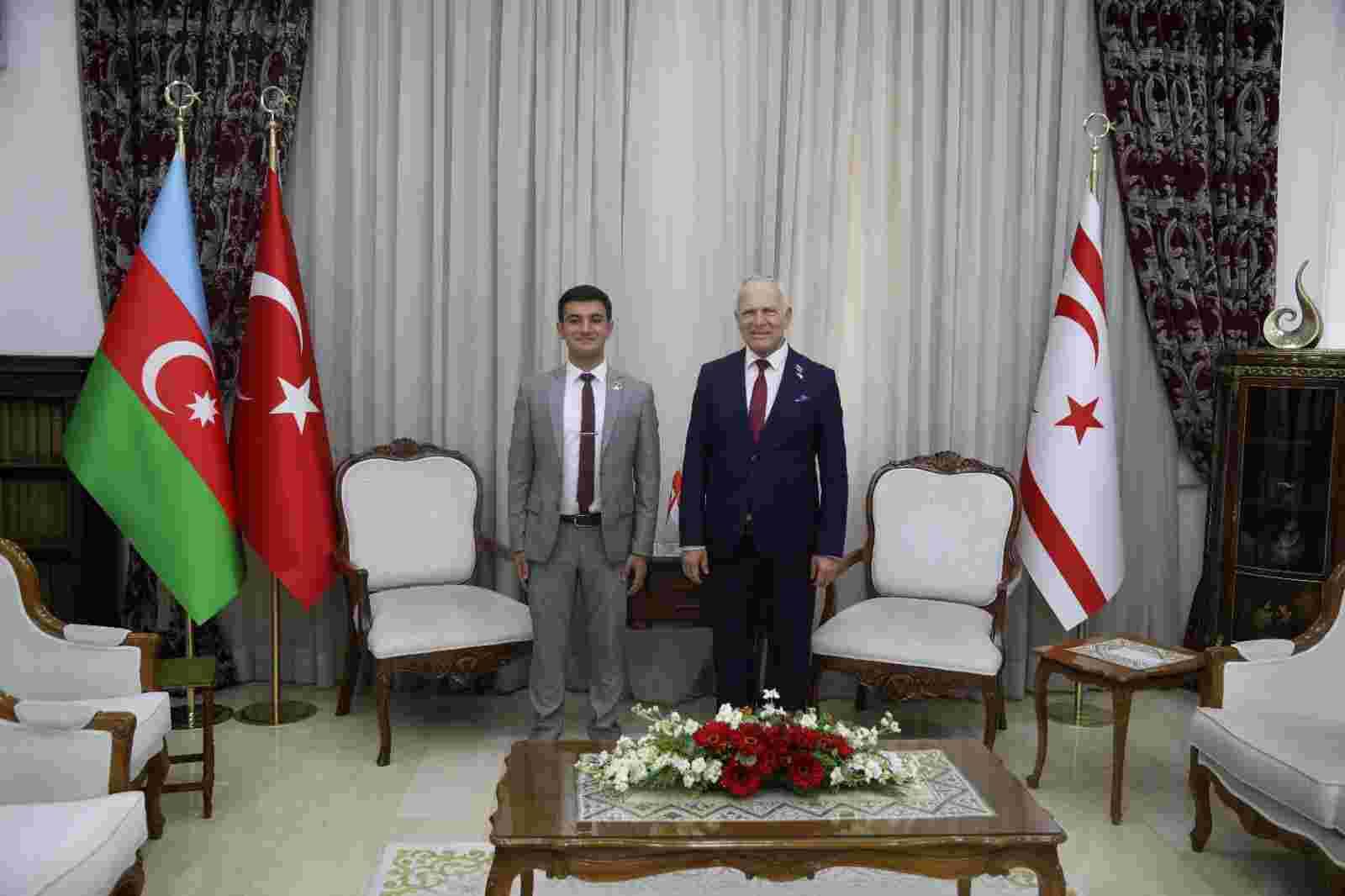 Şahin Aliyev, KKTC Cumhuriyet Meclisi Başkanı Zorlu Töre ile görüştü
