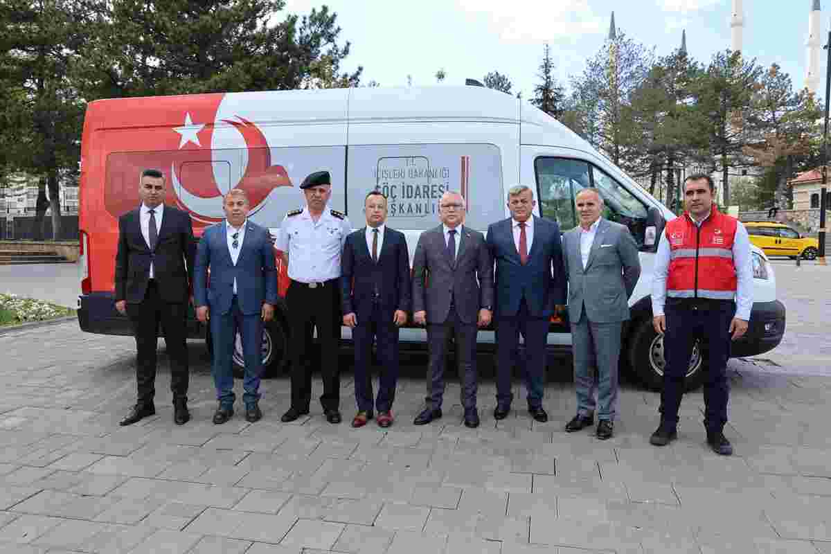 Sivas'ta Mobil Göç Noktası Aracı hizmet vermeye başladı