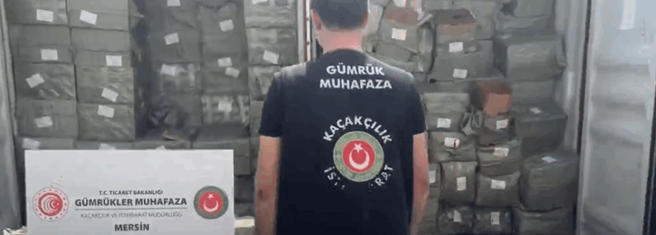 Mersin'de yapılan operasyonda 1 milyar lira değerinde kaçakçılık girişimi engellendi
