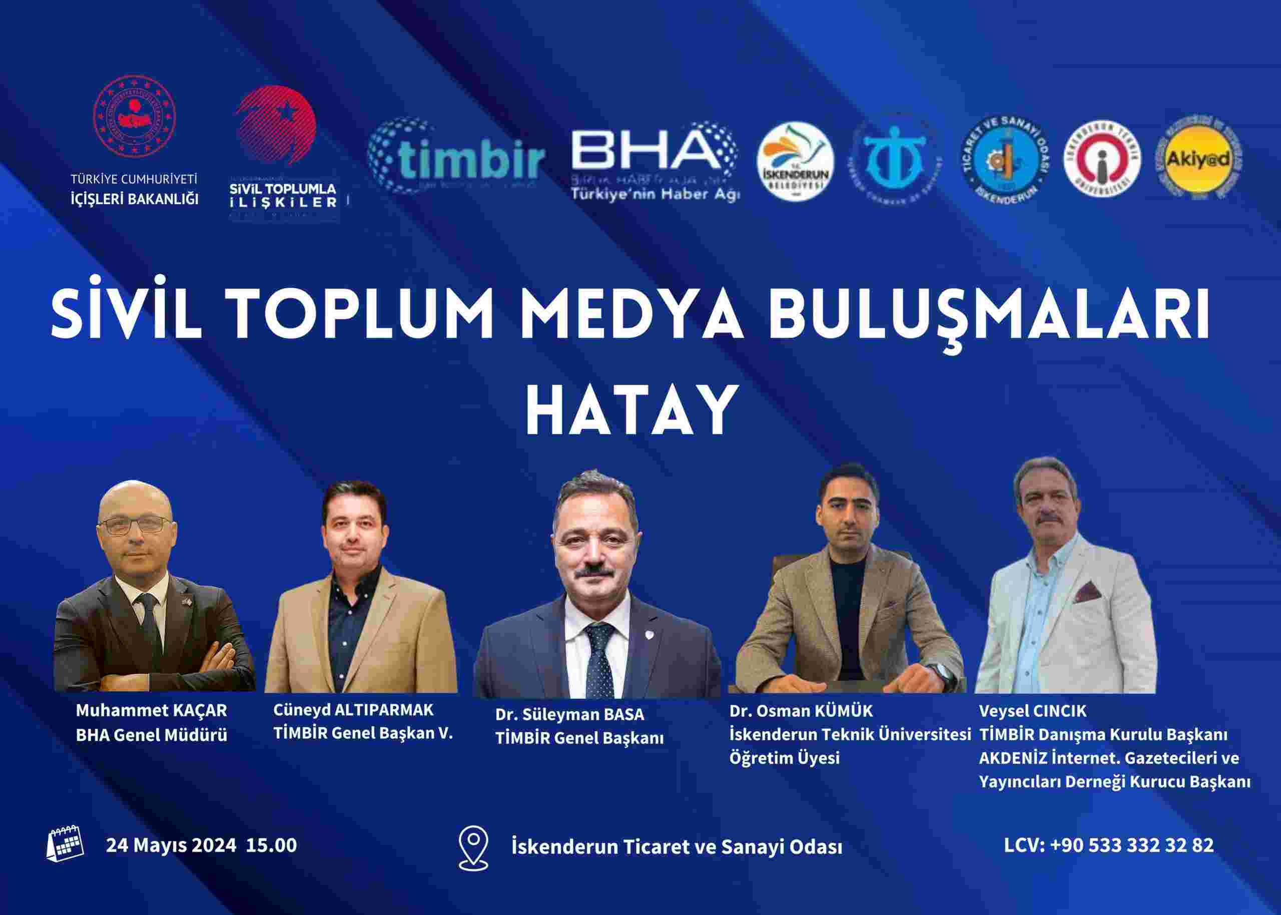 “Sivil Toplum Medya Buluşmaları” Hatay’da
