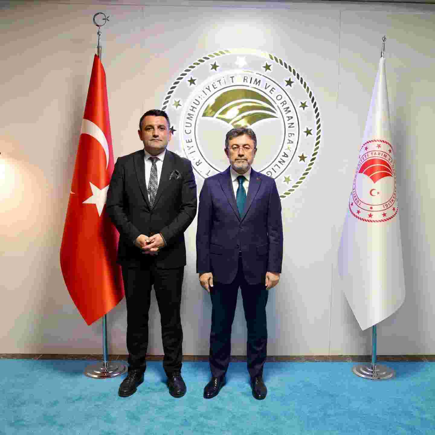 Alkan, Tarım ve Orman Bakanı Yumaklı'yı Ziyaret Etti